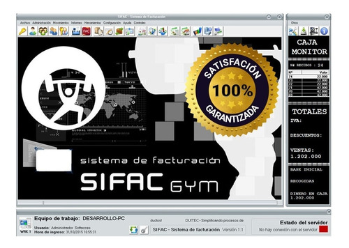 Software Para Gimnasios Gimnasio, Administrativo, 100% Legal