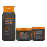 Set De 3 Piezas Para Cuidado Del Cabello Cantu Para Hombre