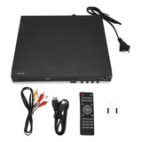 Reproductor Dvd Y Cd Mini 1080p, Compatible Con Salida Av