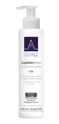 Cepage Shampoo Capillaire Max Anticaída 190ml