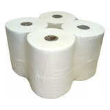 Pack Toalla En Rollo X 4u 20cm X 200 Mts Premium Blanco