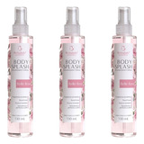 3 Desodorante Colônia Body Splash Belle Rose 130ml