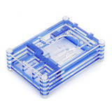 Carcasa De Caja De Carcasa Azul Compatible Con Raspberry Pi