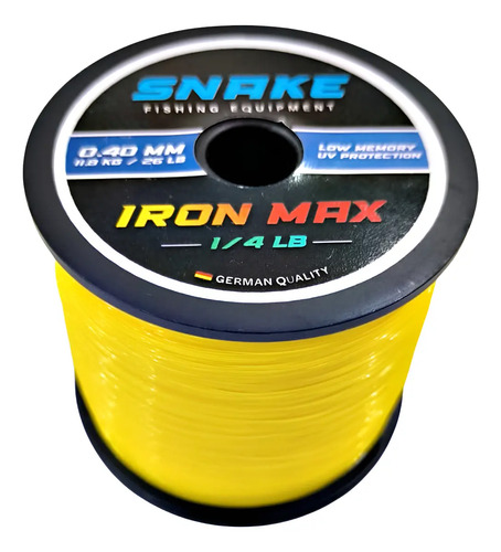Bobina Tanza Nylon Snake Ironmax 1\u002F4lb Todas Las Medidas ! | Envío gratis