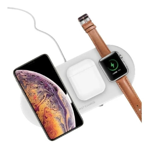 Estación De Carga Inalámbrica Para iPhone, Airpod Y Watch