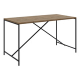 Mesa De Jantar Steel Quadra Vermont E Preto 136 Cm - D'rossi