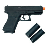 Pistola Airsoft We Glock G19 G5 Metal Polimero Preta - 6mm
