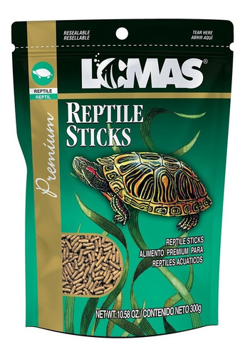 Alimento Para Tortugas Reptile Sticks 300 Gramos