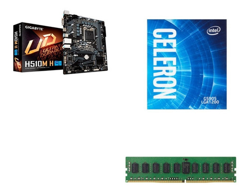 Kit Actualización Intel Celeron G5905 H510 Ram 8gb Kt