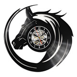 Reloj Caballo En Vinilo Ideal Regalo Lleva El 2do. Al 20%off