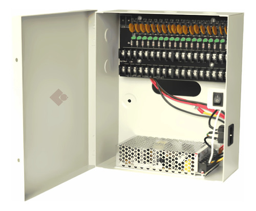Fuente De Poder De 12 Vcd 10 Amperes Para 18 Camaras