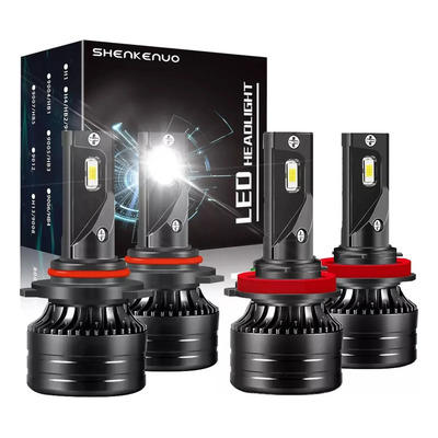 Kit De Focos Led 9005 H11 30000lm Para Ford Ranger 2012-2023