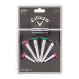 Callaway Par-tee Tees De Golf De Plástico, Color Blanco, Paq