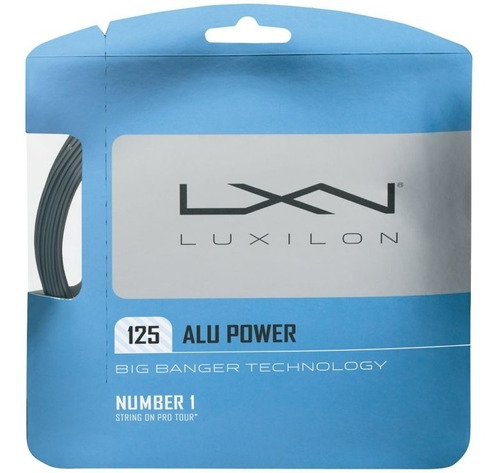 Cuerda Tenis Luxilon Alu Power Liso Y  Rugoso Sin Paquete