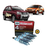 Kit X 4 Bujias Ford Ecosport Focus 2.0 16v Duratec 2003/13