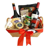 Caja De Regalo Box Regalo Canasta Vinos Espumante Y Picoteo 