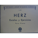 Partitura Piano Escalas Y Ejercicios Vol. 1083 Henri Herz