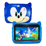 Tableta Para Niños A10 Plus Sonic 7' Carcasa Anticaidas