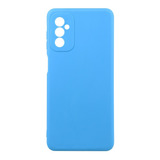 Capa Aveludada Compativel Galaxy M52 5g M526 + Pel. De Vidro