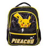 Mochila Escolar Grande Primaria Ruz Pokemon Pikachu 177867