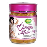 Ômega 3 Mulher 1000mg  60cáps - Omega 3, 6, 9 - Vitamina E