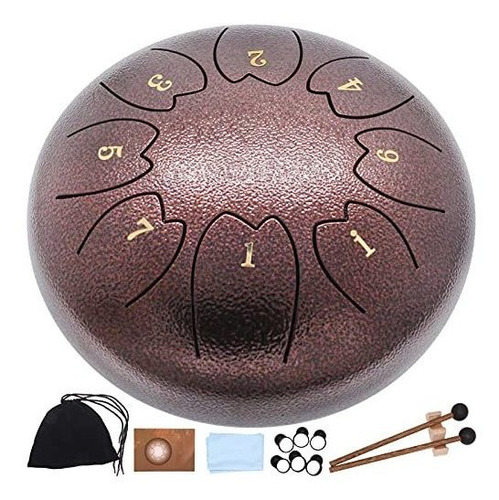 Steel Drum Tongue Drums ,8 Notes 6 Inches Percussion Instru