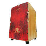 Cajón Peruano Flamenco Modelo  Smoke Red  Acus Percussion 