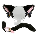 Diadema Con Forma De Oreja De Gato Zorro Lobo Y Cola De Cosp