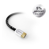 Cable Hdmi Uhd/4k 60hz Hdr 24k Gold  5% Plata 75cms Norstone