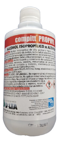 Alcohol Isopropilico  500gr