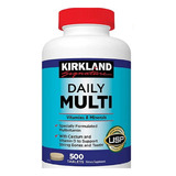 Kirkland Daily Multi Vitaminas E Minerais 500 Tab Importado
