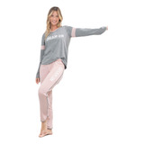 Pijama Mujer Invierno Algodón Talle Especial 5/6 - Lencatex