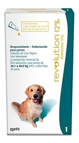 Revolution Pipeta Perros 20 A 40 Kg Protege Interna Externa