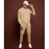 Jogger Hombre Seven  Beige Algodón 45070910-80304