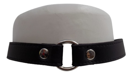 Choker Gargantilla Collar Cuero Con Argolla En Medio O-ring