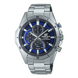 Reloj Casio Edifice Efs-s610d-1a Zafiro Solar Plateado Azul