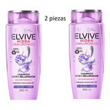 Shampoo Loréal,hidra Hialurónico,anti-sal,hidratació,2piezas