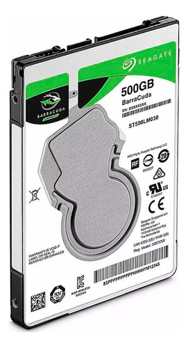 Hd De 500gb Seagate Barracuda 2,5 Para Notebooks