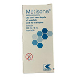 Metisona Metilprednisolona 1 Frasco 1 Ampolleta 8ml Diluyent