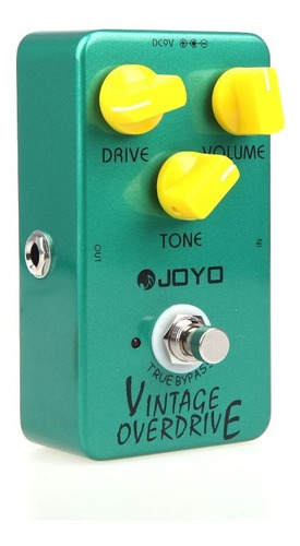 Guitarra Efecto Overdrive Vintage Joyo Pedal True Bypass