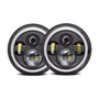 Opticas Faros Cree Led 7 PuLG C/ Lupa Ford Jeep Chevy Cta Jeep Cherokee Sport