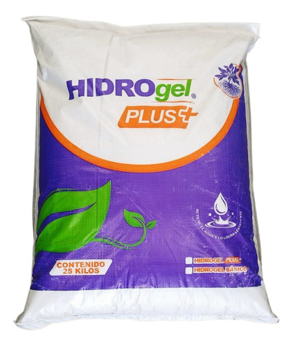 Hidrogel Plus+activadores Lluvia-solido Agrícola+potent25 Kg