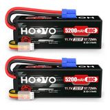 2 Baterias Lipo 11.1v 5200mah 80c 3s Ec5 Plug Hc Hoovo