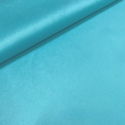 Tecido Suede Veludo Liso Azul Tiffany 22m X 1,40m Almofada