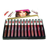 Labiales Mate Huxia Beuty 12 Pzs Labial Liquido Lote Mayoreo