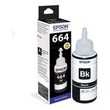 Botella Epson 664 Negra T664120 L200 L210 L355 L555