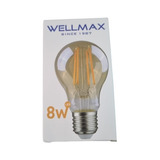 Ampolleta Decorativa Vintage 8w, Ambar Filament, Wellmax