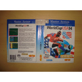 Label Master System - Worldcup Usa 94 - Original