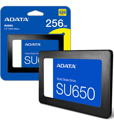 Disco Sólido Ssd 256gb Adata Su650 Sata Nand 3d Pc Notebook