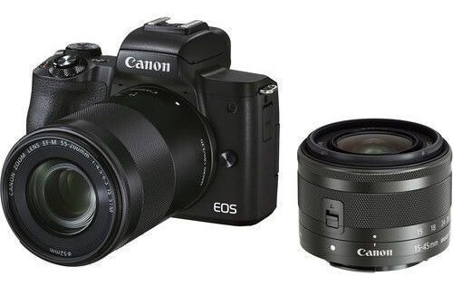 Canon Eos M50 Mark Ii Ef-m 15-45 Mm Is Stm + Ef-m 55-200mm F